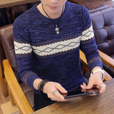 Winter Sweater Men's Thick Japanese-style Retro Korean-style Stylish-Style Loose-Fit College Style Thick Warm Ulzzang-Style